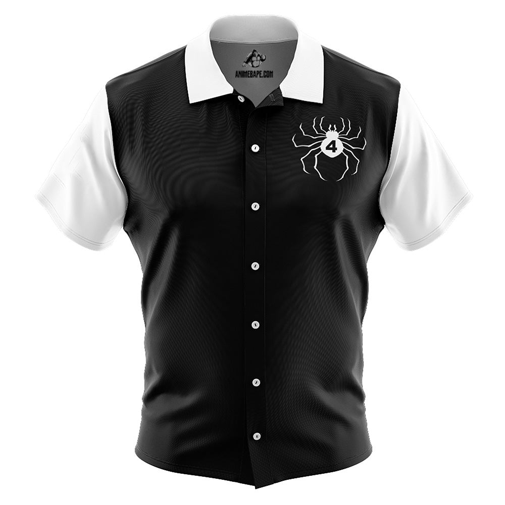 Hisoka V2 Phantom Troupe Hunter X Hunter Button Up Hawaiian Shirt