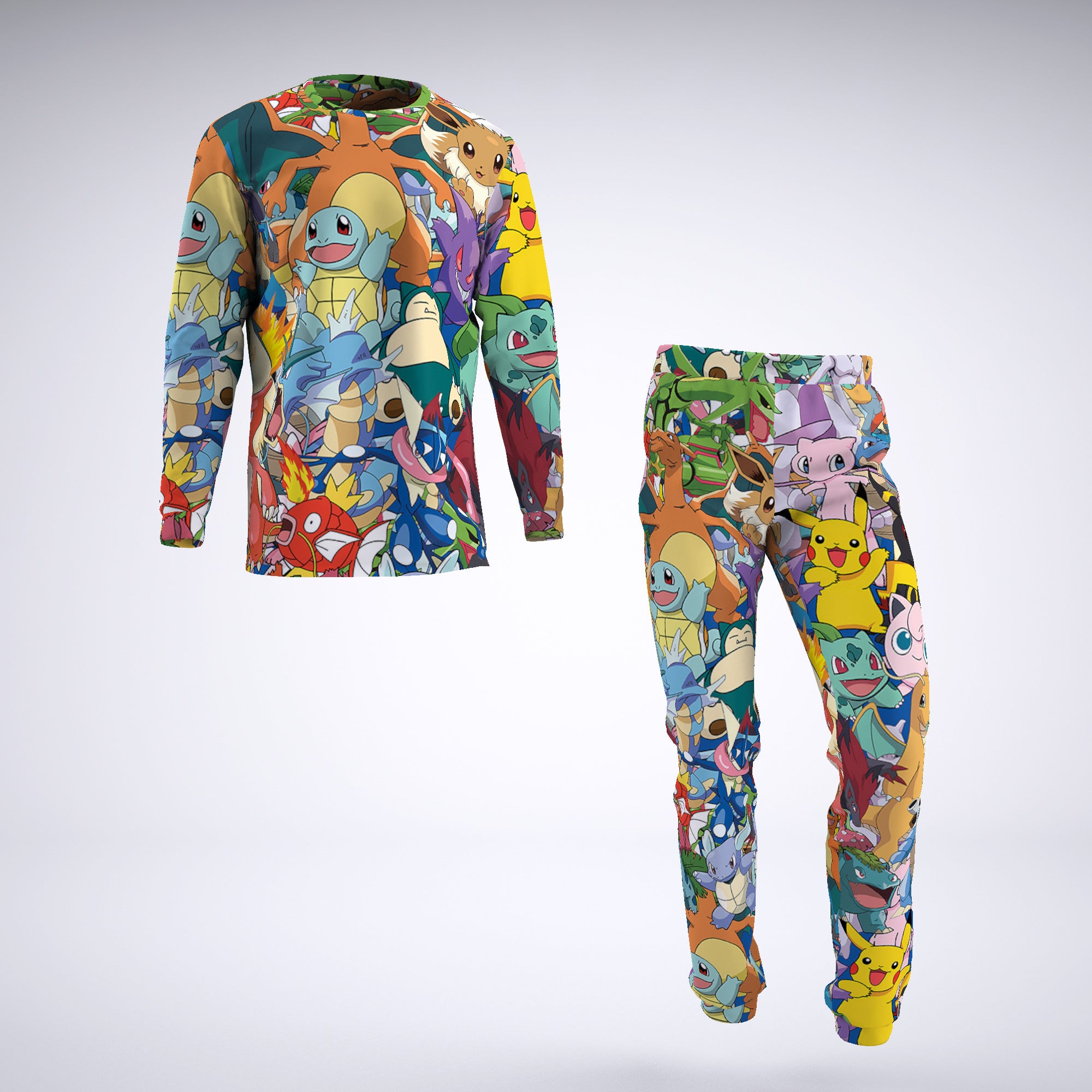 Pokemon All Pattern Pajamas