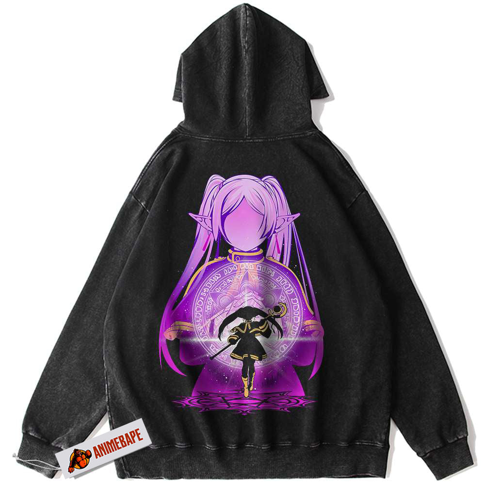 Frieren Beyond Journeys End Anime Vintage Hoodie for Fans