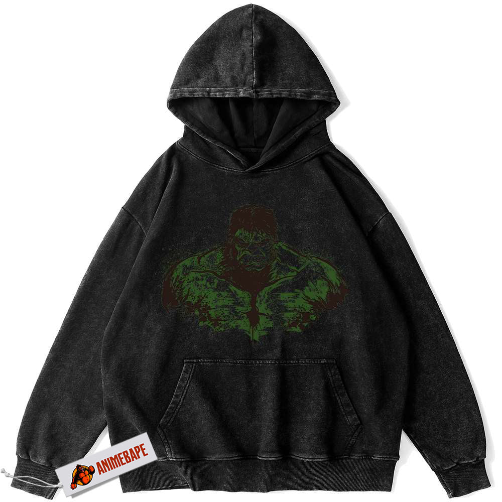 Marvel Hulk Vintage Hoodie | Mens Comics Apparel Hulk
