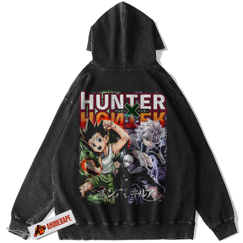 Hunter x Hunter Vintage Hoodie, HxH Anime Hoodie for Fans