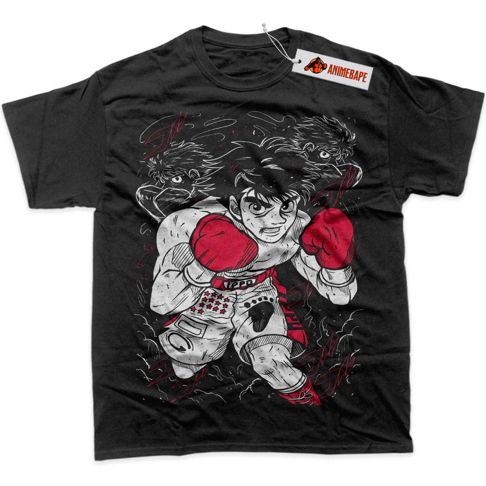 Ippo Makunouchi Shirt, Hajime no Ippo Anime Graphic T-Shirt