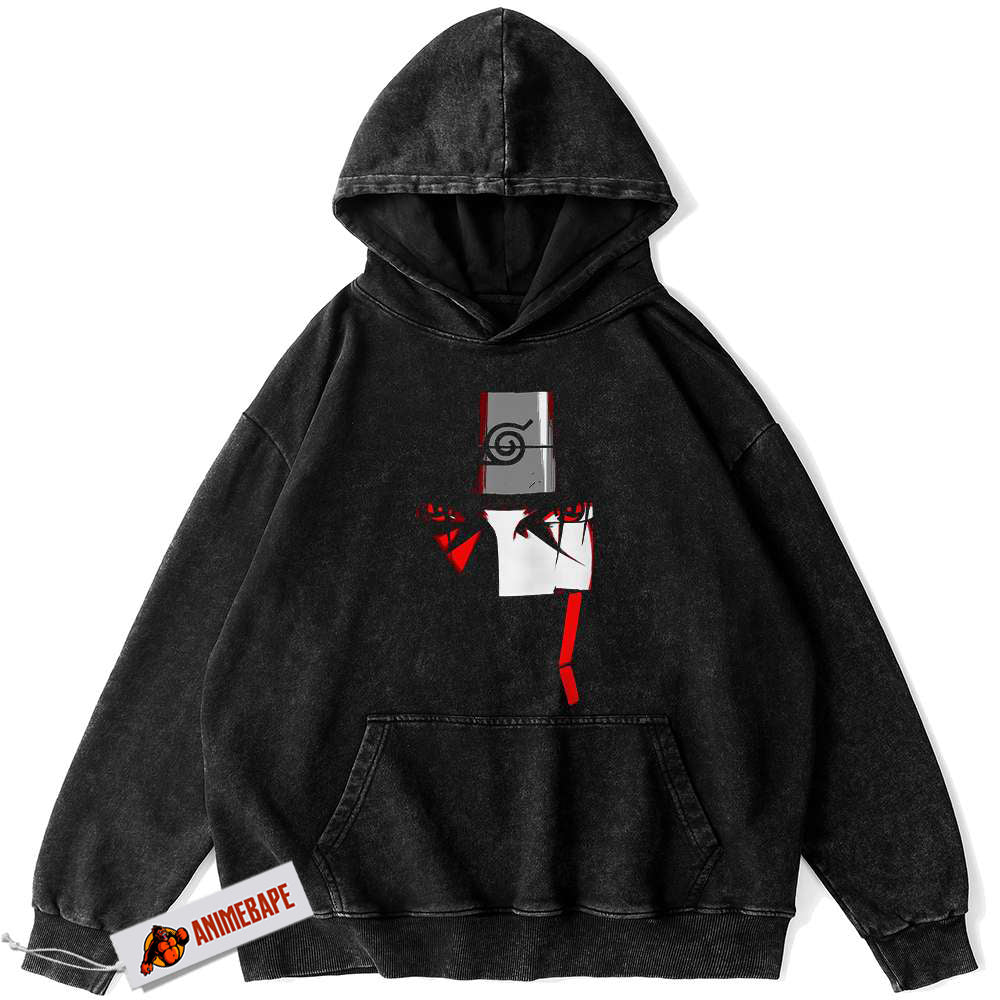 Itachi Uchiha Akatsuki Naruto Vintage Anime Hoodie for Fans
