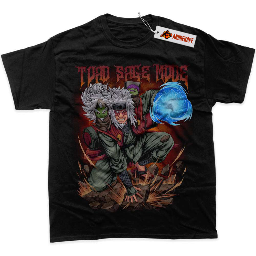 Jiraiya Naruto Anime Graphic T-Shirt for Fans