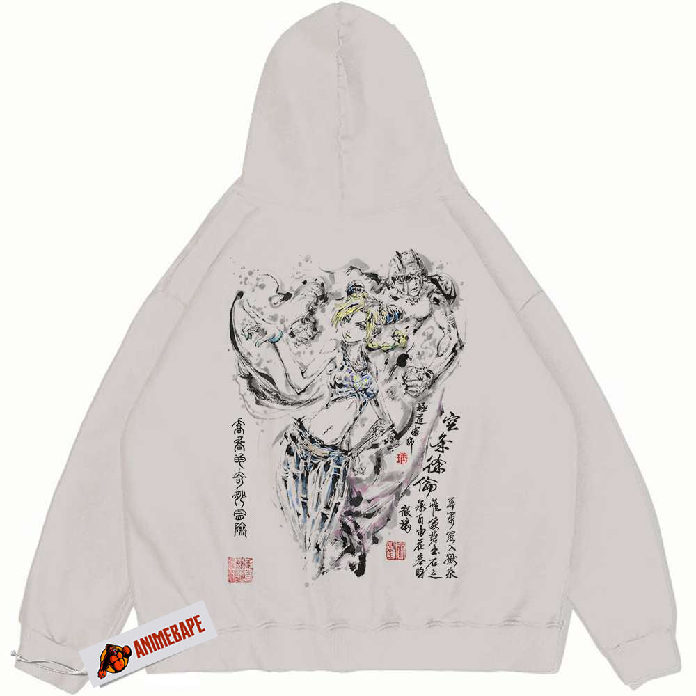 Jolyne Cujoh Sweatshirt, JoJos Bizarre Adventure Anime Hoodie