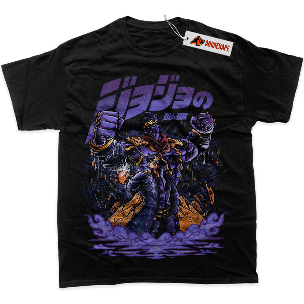 Jotaro Kujo JoJos Bizarre Adventure Anime Graphic T-Shirt v1