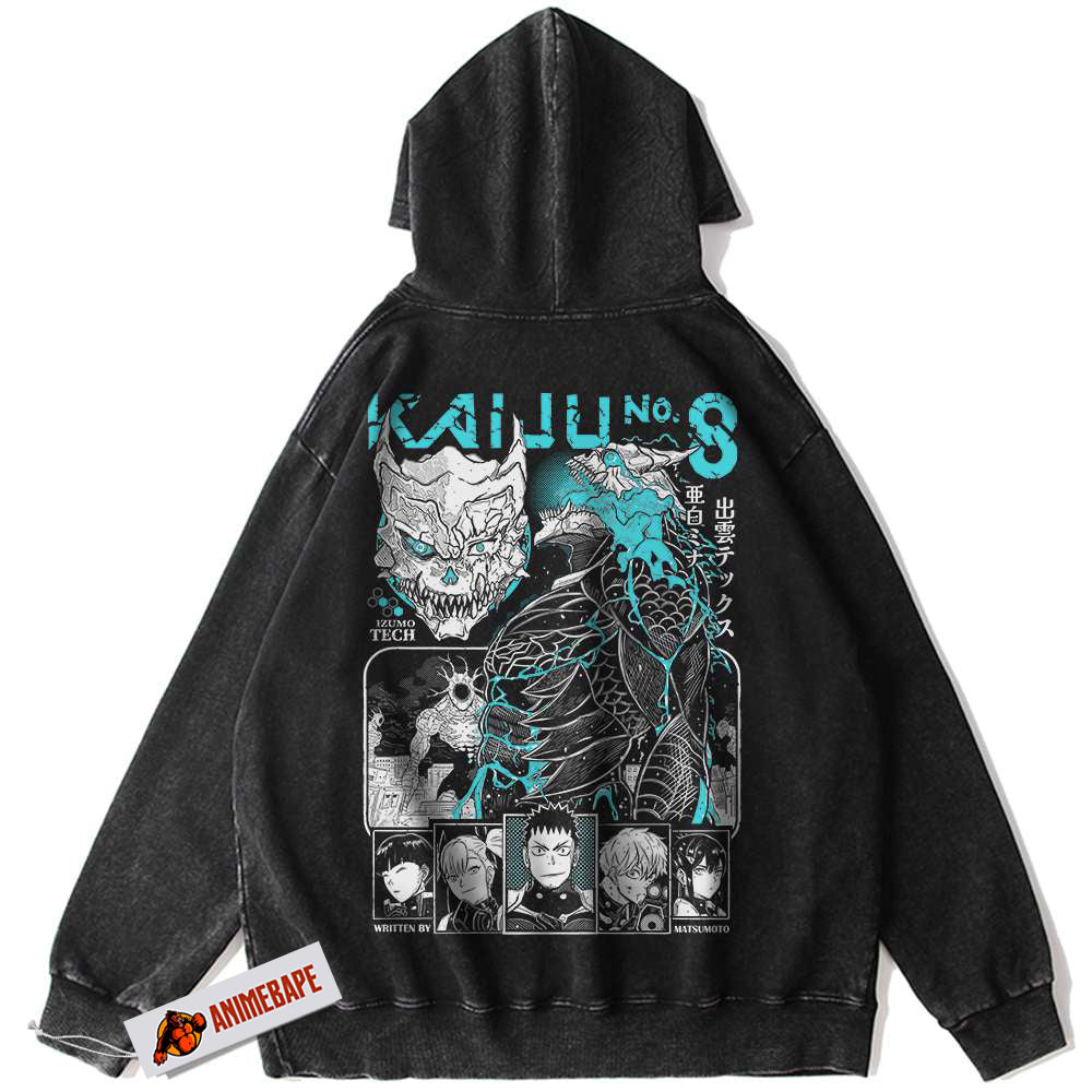Kaiju No 8 Anime Vintage Hoodie for Fans, Stylish Hoodie