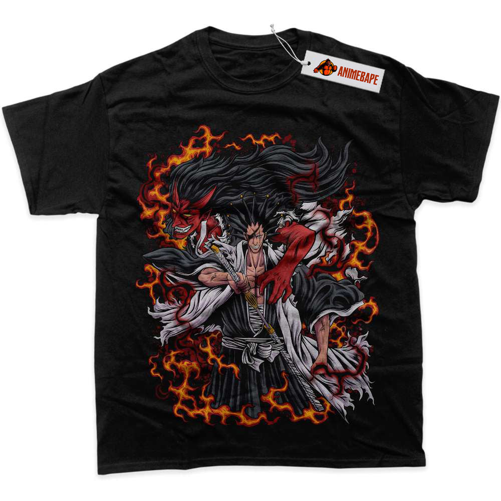 Kenpachi Zaraki Bleach Anime Graphic T-Shirt - Unisex Casual Shirt