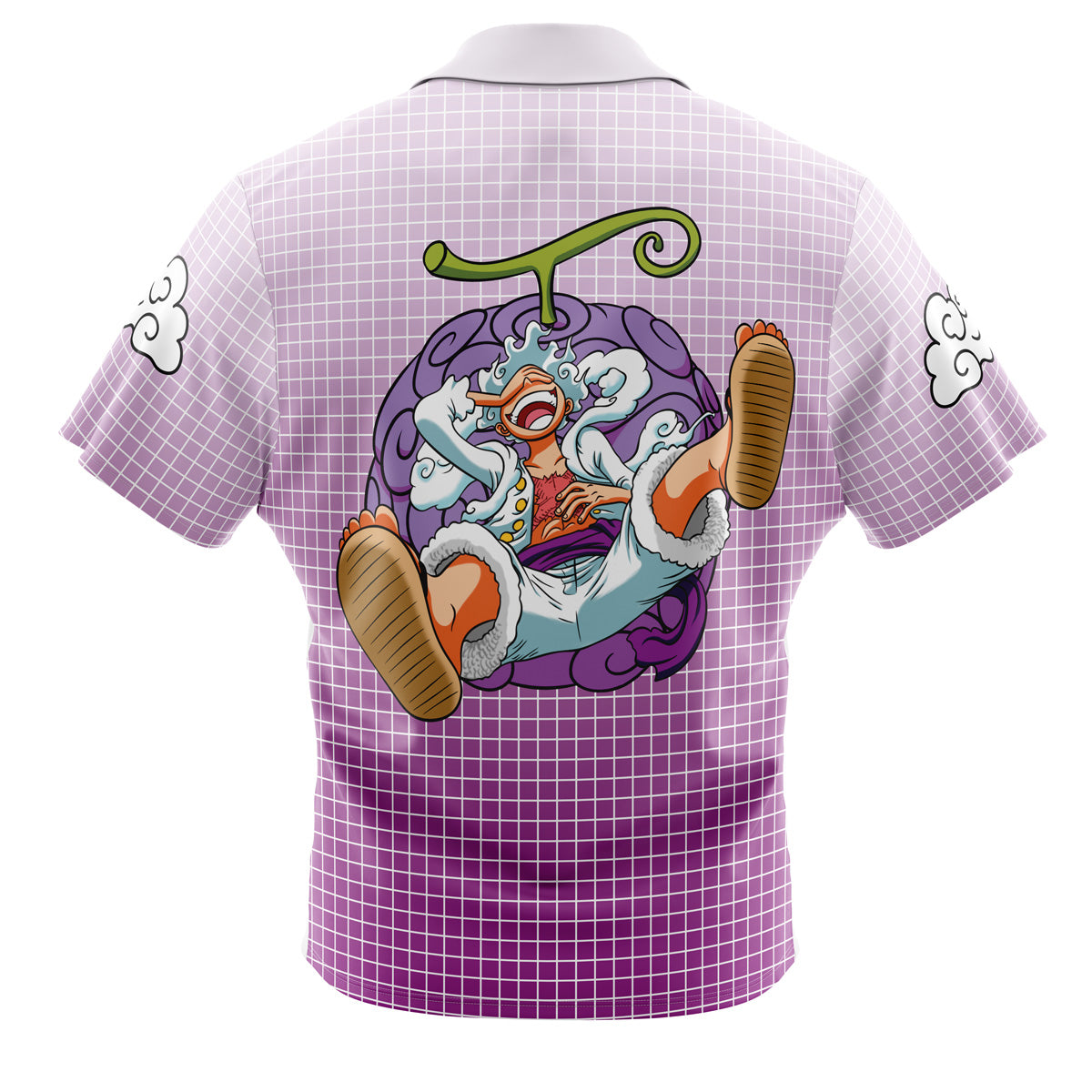 Luffy Gear 5th One Piece Pirates Button Up Hawaiian Shirt