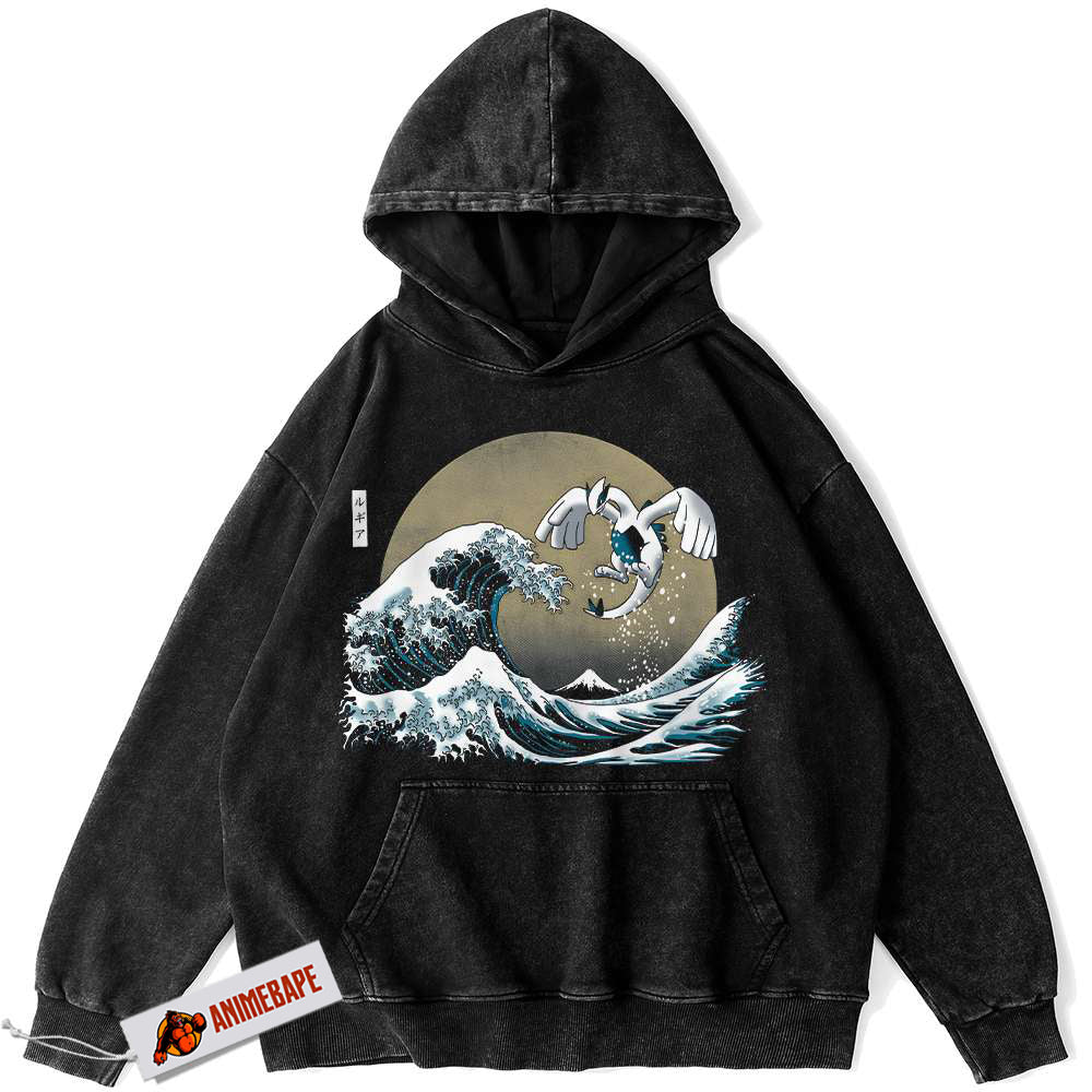 Lugia Pokemon Vintage Anime Hoodie for Fans and Collectors