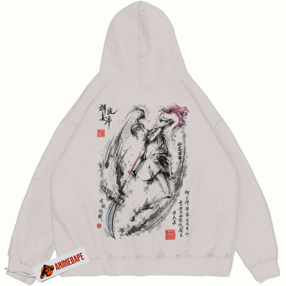Maki Zenin Jujutsu Kaisen Vintage Anime Hoodie for Fans v2
