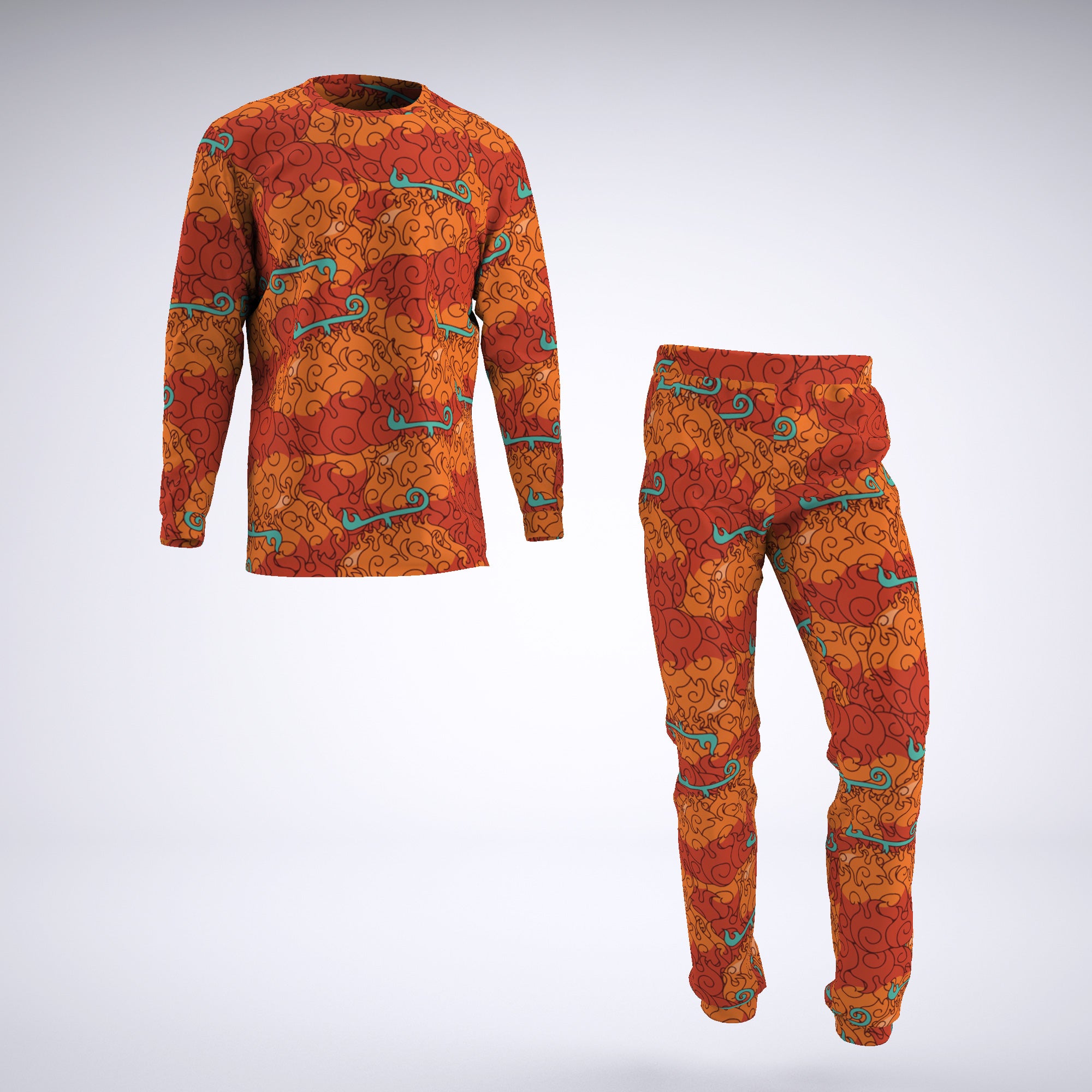 Mera Mera No Mi One Piece Pirates Pajamas