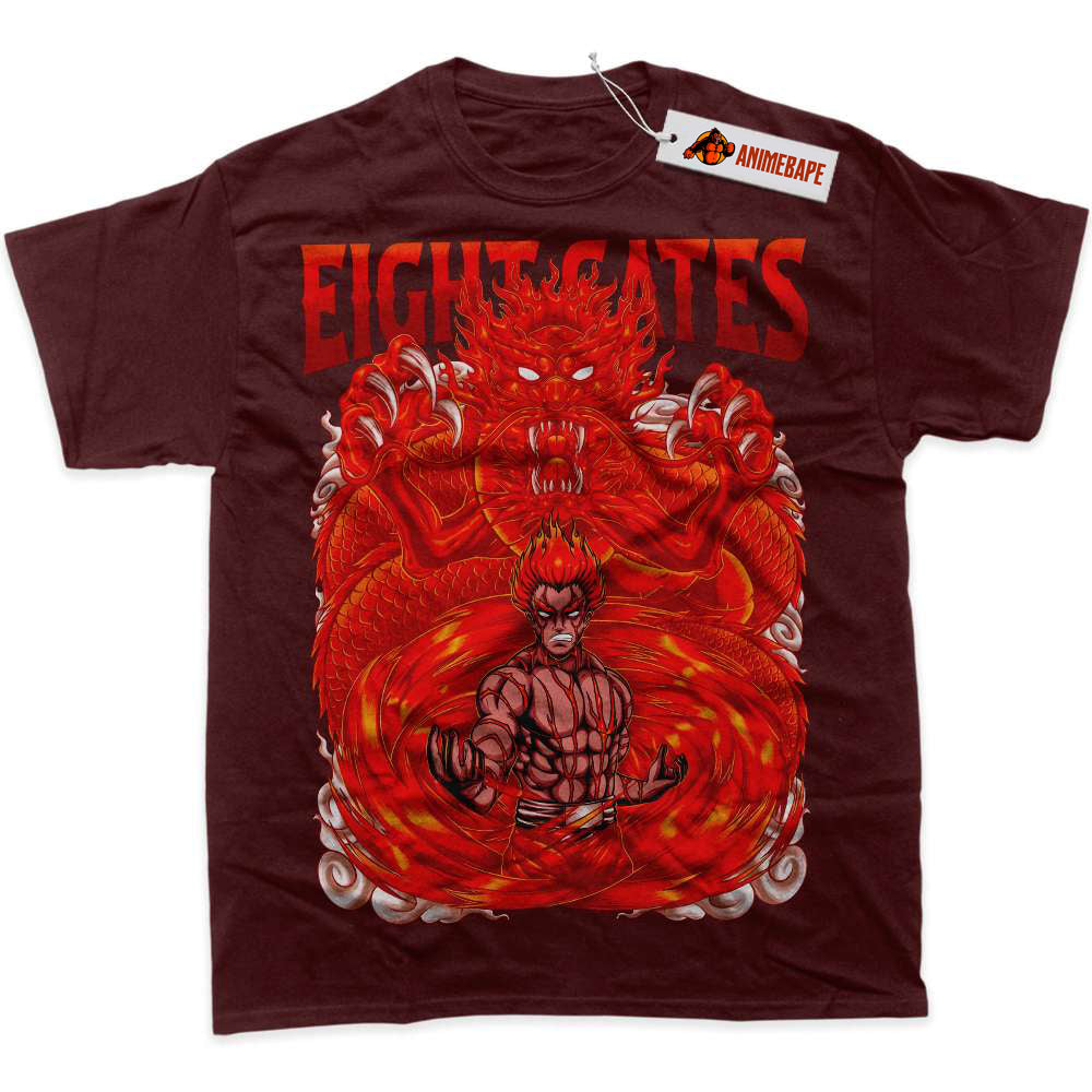 Might Guy Naruto Shirt, Anime Graphic T-Shirt for Fans