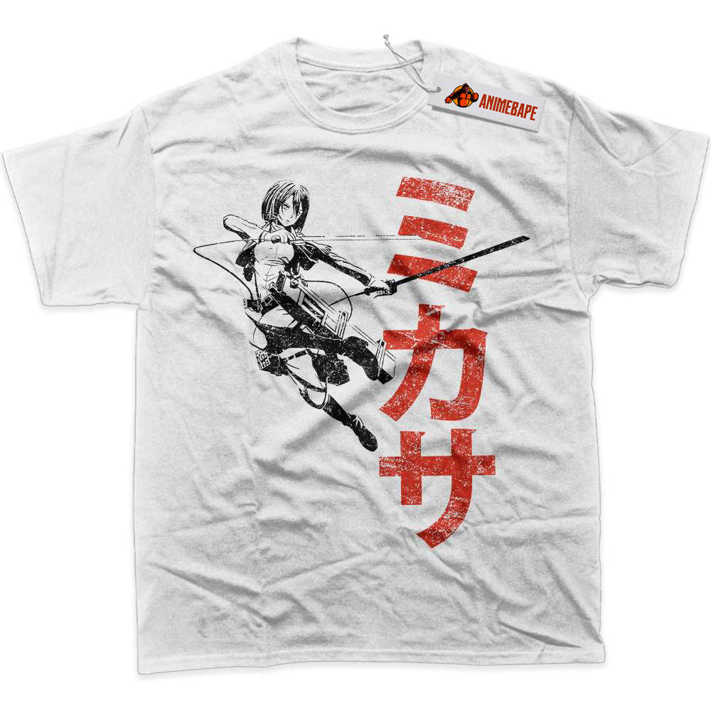 Mikasa Ackerman Attack on Titan Graphic T-Shirt, AOT Shirt