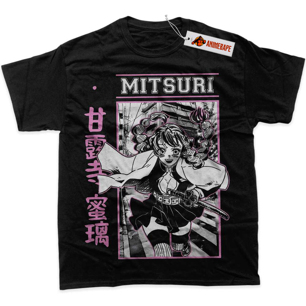Mitsuri Kanroji Graphic T-Shirt, Anime Demon Slayer Shirt for Fans