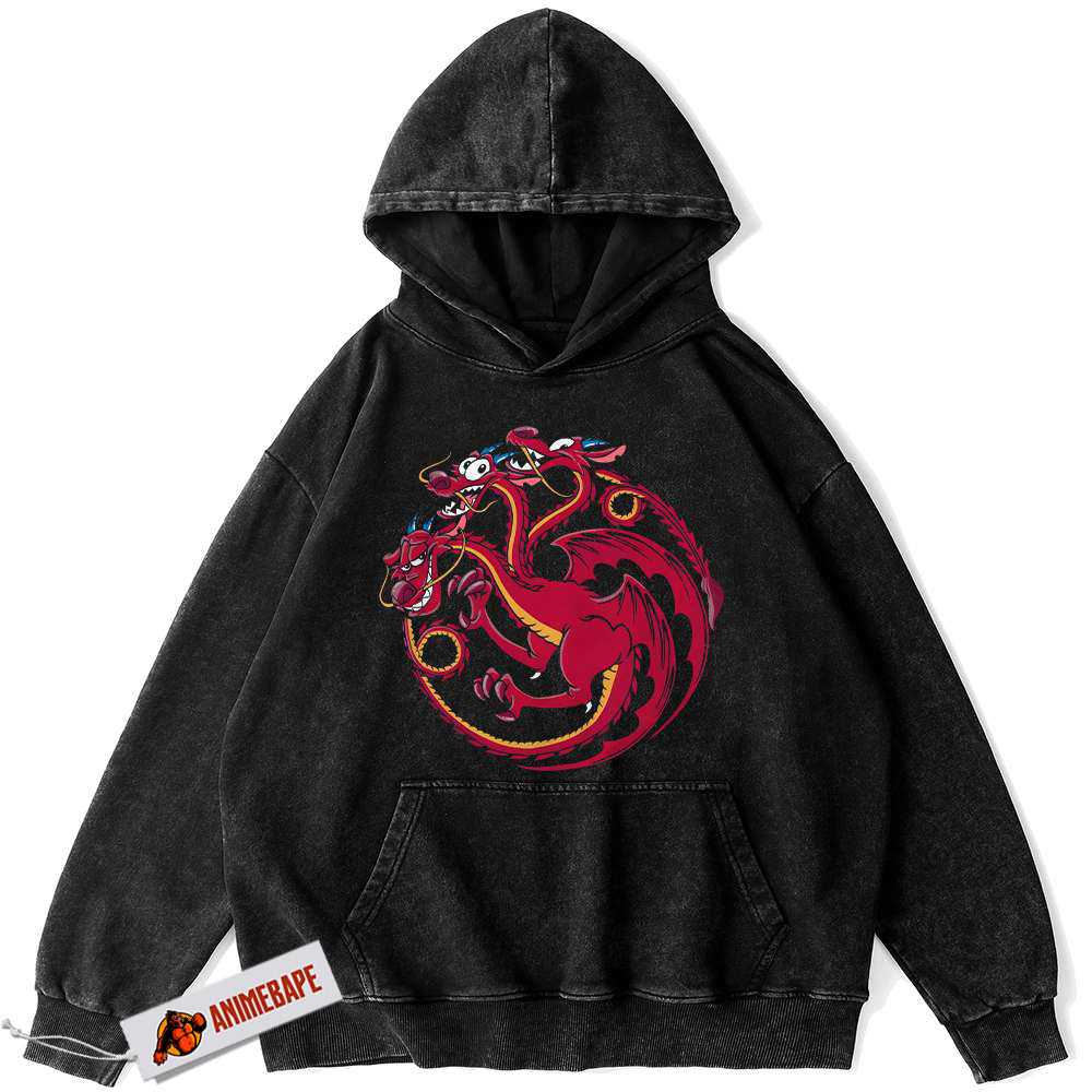 Mulan Mushu Animated Vintage Hoodie for Fans and Collectors