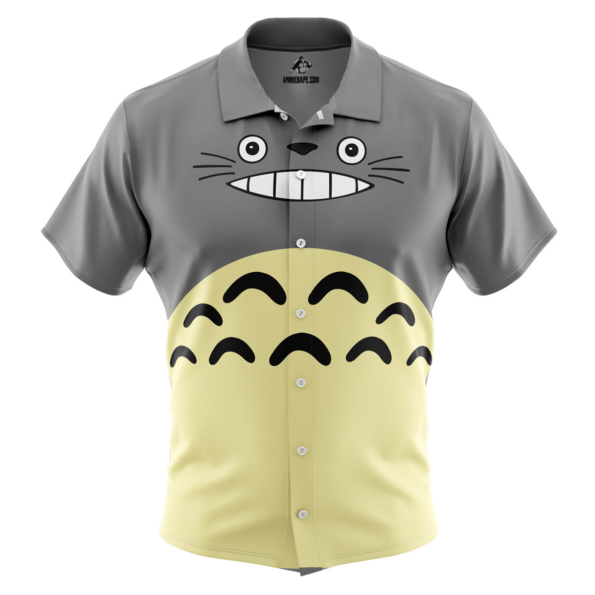 My Neighbor Totoro Studio Ghibli Button Up Hawaiian Shirt