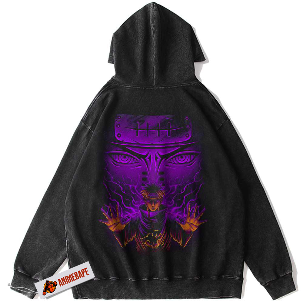 Naruto Vintage Hoodie for Fans, Nagato Uzumaki Anime Hoodie