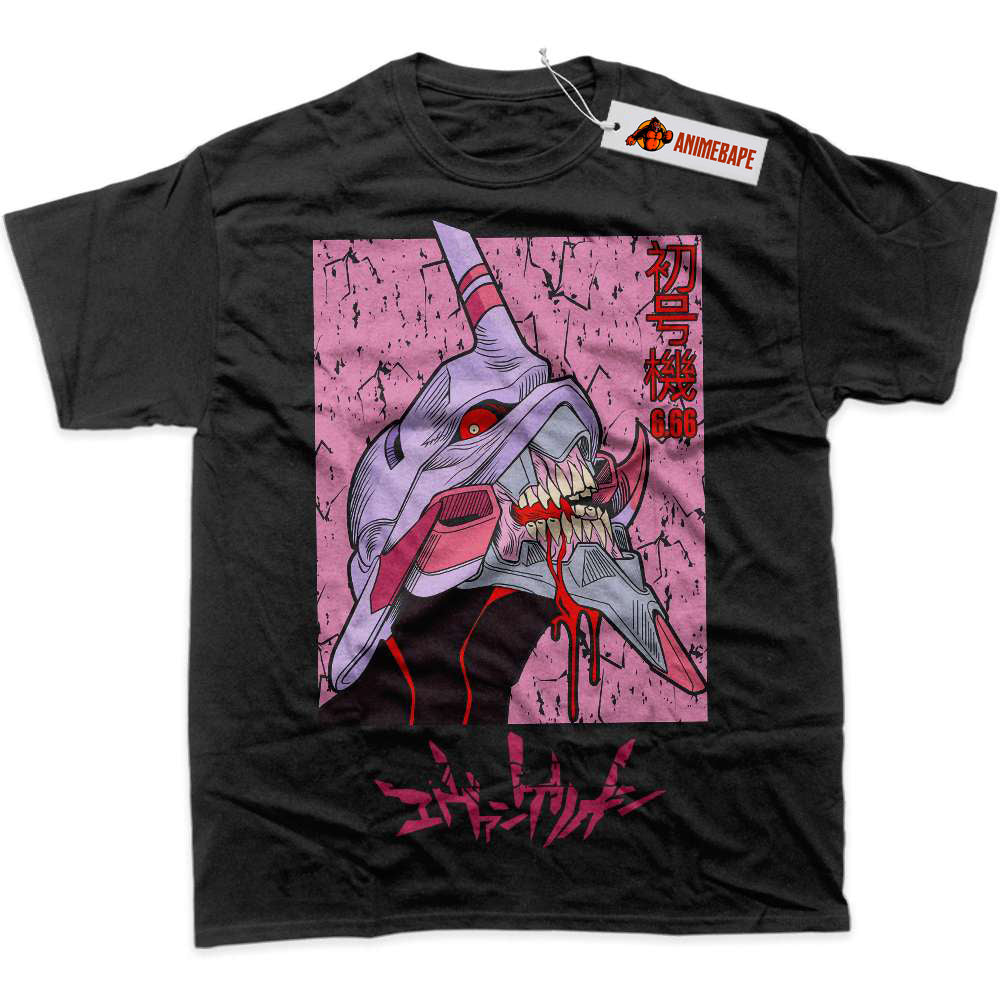 Neon Genesis Evangelion Anime Graphic T-Shirt for Fans