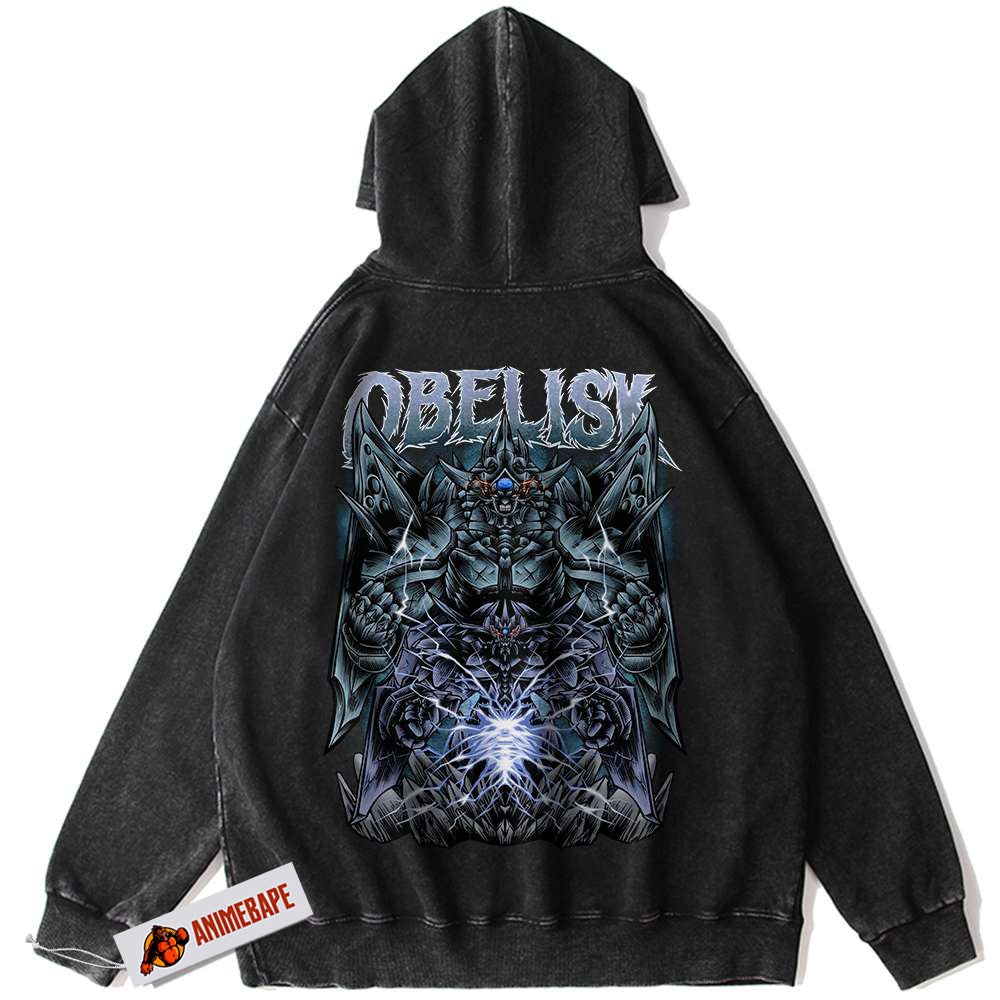Obelisk the Tormentor Vintage Anime Hoodie, Yu-Gi-Oh! Apparel