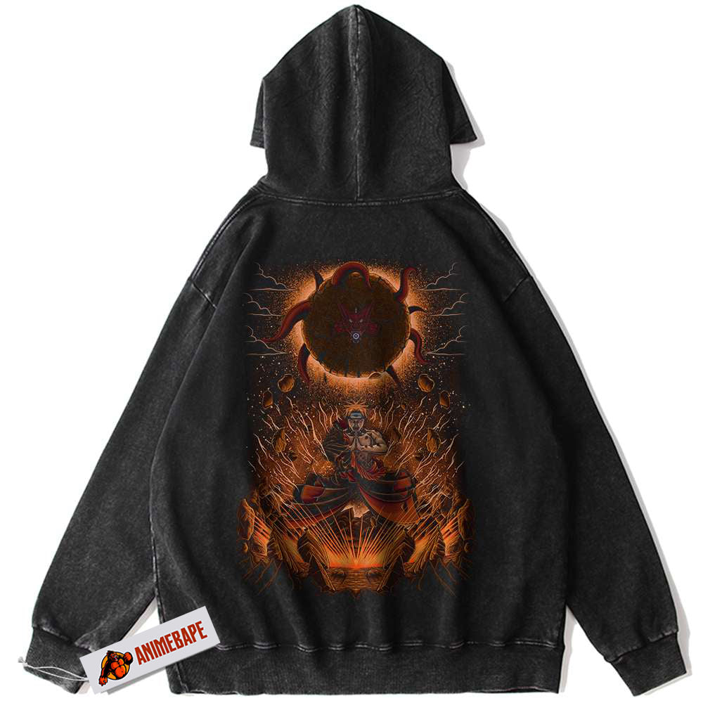Nagato Uzumaki Pain Hoodie, Naruto Vintage Anime Sweatshirt