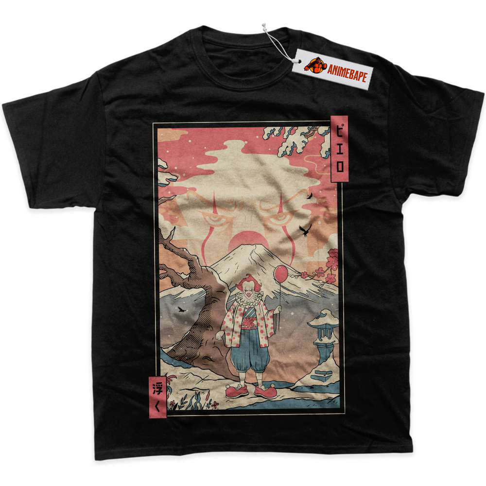 Pennywise IT Halloween Horror Graphic T-Shirt for Fans