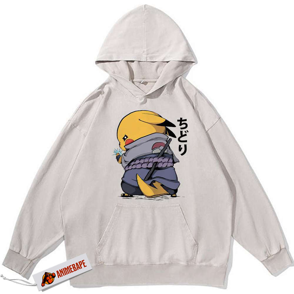 Pikachu Vintage Anime Hoodie for Pokemon Fans - Cosplay Pullover