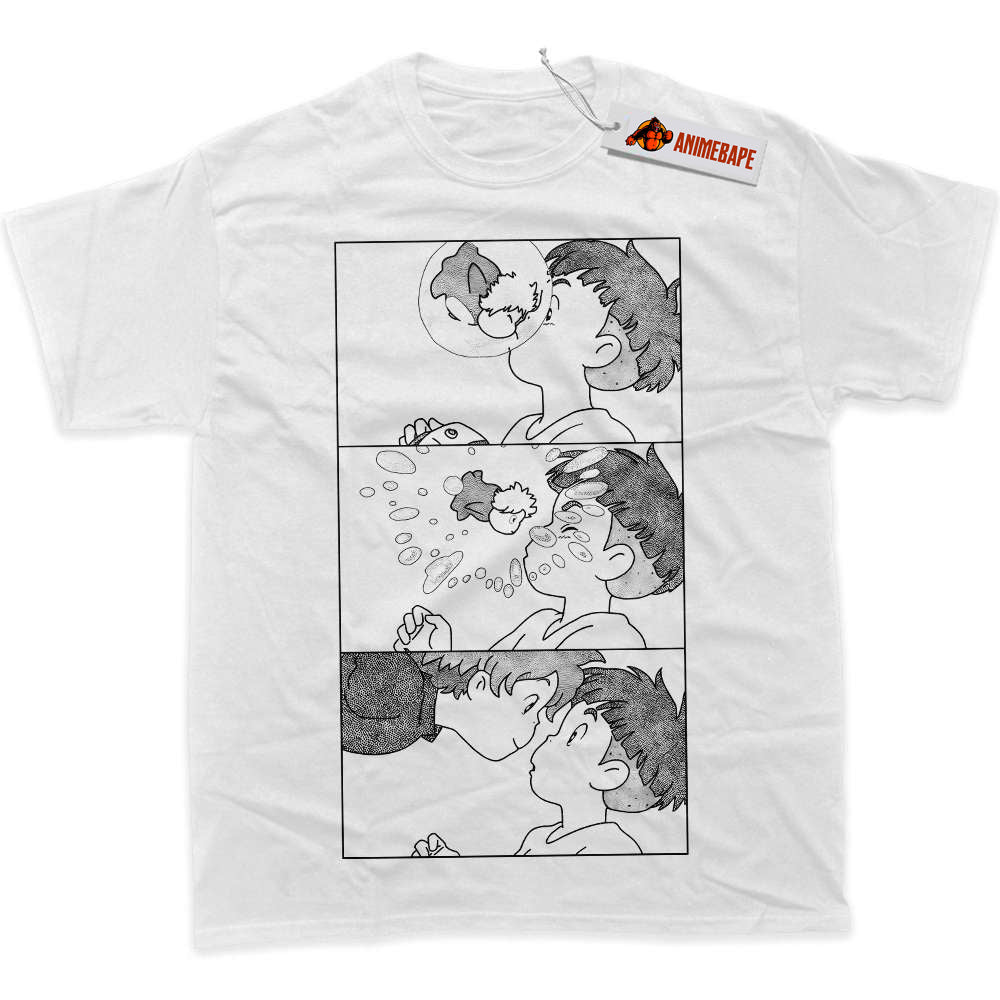 Ponyo Anime Shirt, Studio Ghibli Graphic T-Shirt for Fans