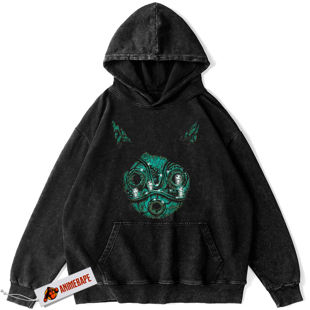 Princess Mononoke Vintage Hoodie, Studio Ghibli Anime Hoodie