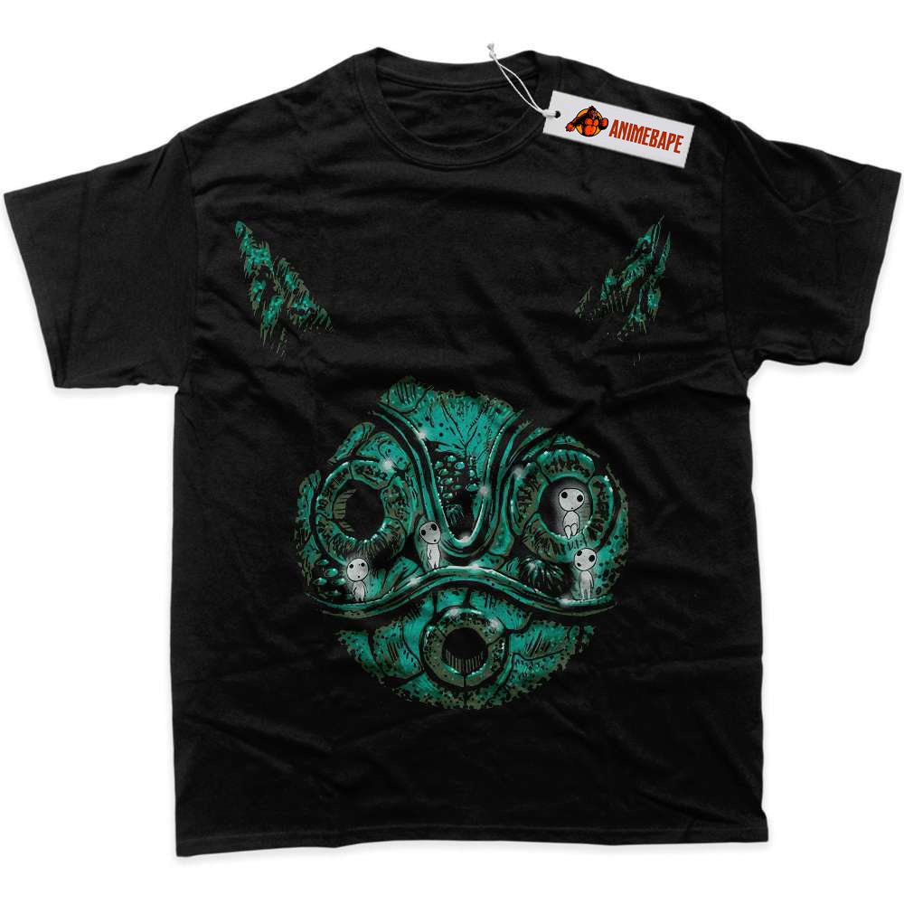 Princess Mononoke Anime Shirt, Studio Ghibli Graphic T-Shirt 202