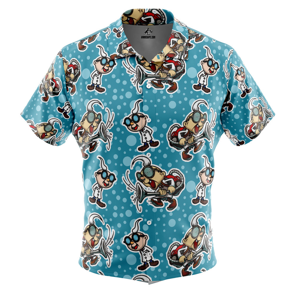 Prof E. Gadd Mario Bros Button Up Hawaiian Shirt