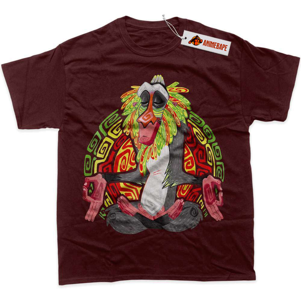 Lion King Rafiki Graphic T-Shirt, Animated Character Apparel