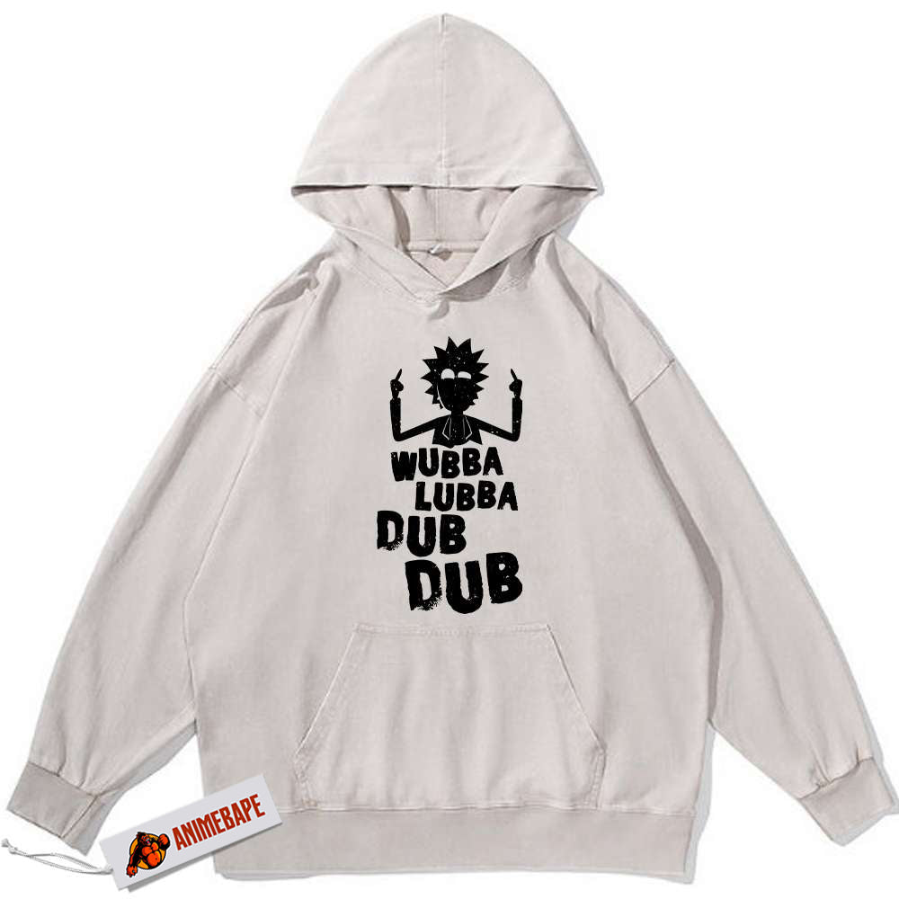 Rick and Morty Hoodie, Vintage Animated Rick Sanchez Hoodie