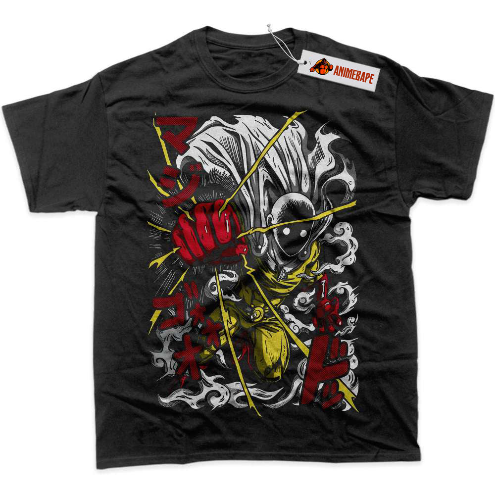 One Punch Man Saitama Graphic T-Shirt, Anime Shirt for Fans