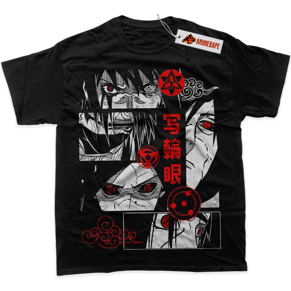 Naruto Sharingan Graphic T-Shirt, Anime Fan Shirt for Men and Women