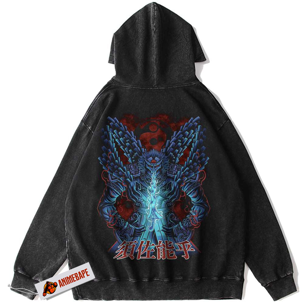 Naruto Susanoo Vintage Anime Hoodie for Fans and Collectors
