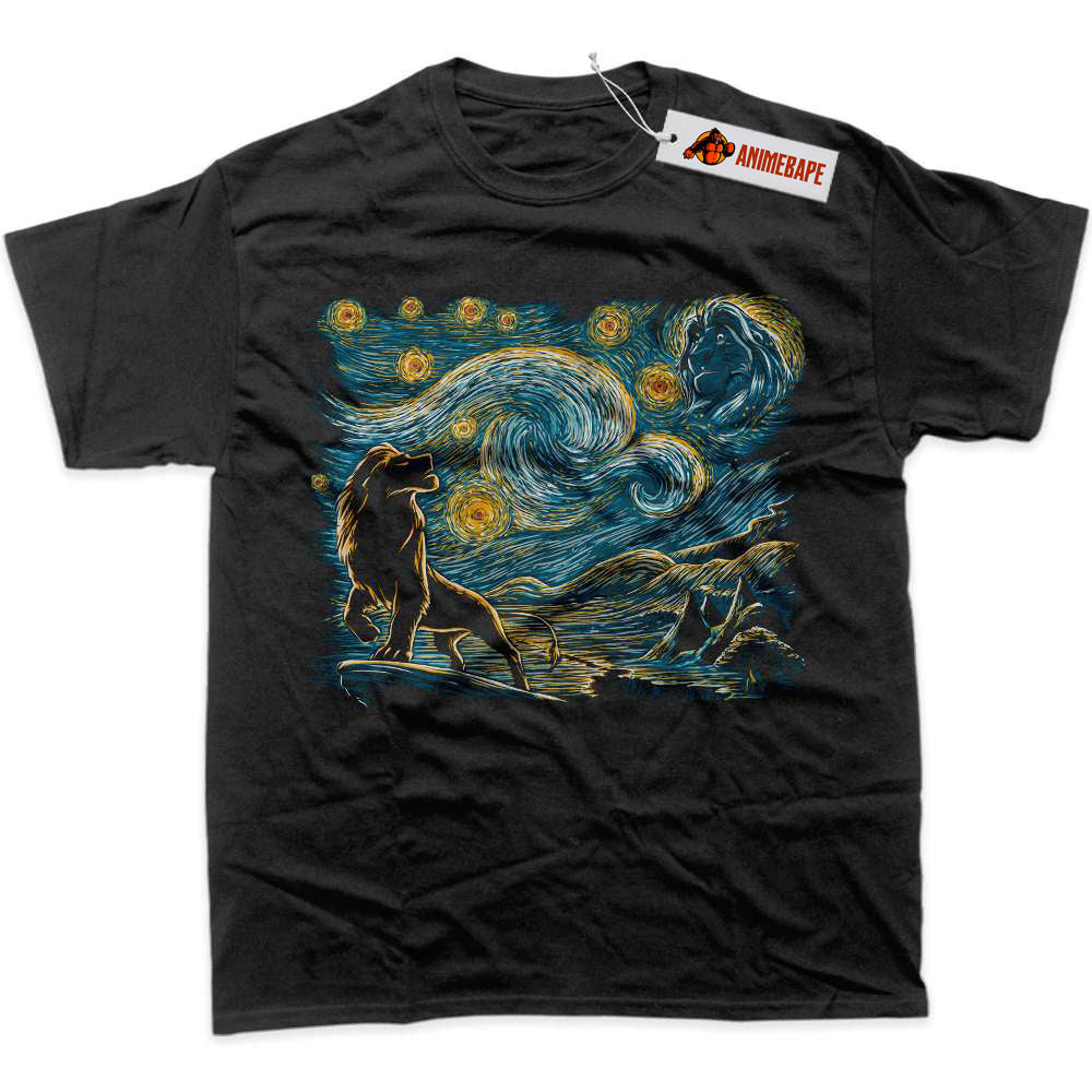 Lion King Graphic T-Shirt, Animated Disney Shirt for Kids
