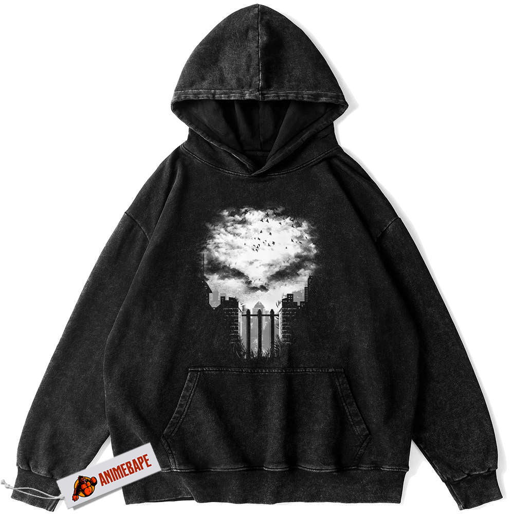 Marvel Comics The Punisher Vintage Hoodie for Men and Women