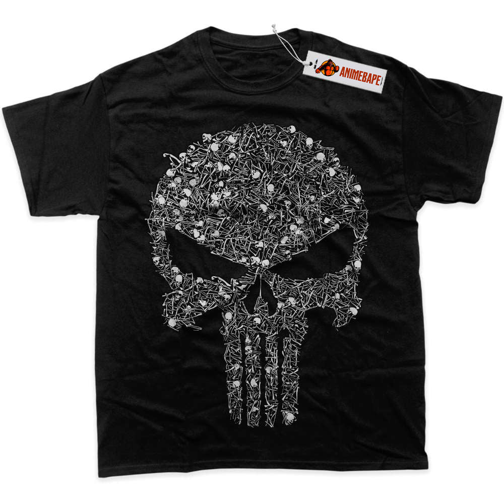 Marvel Punisher Shirt, Graphic T-Shirt for Comics Fans