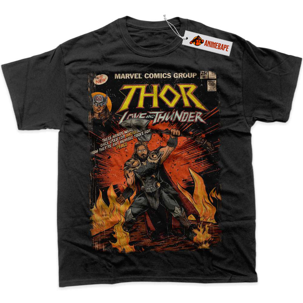 Marvel Thor Graphic T-Shirt - Superhero Comics Apparel