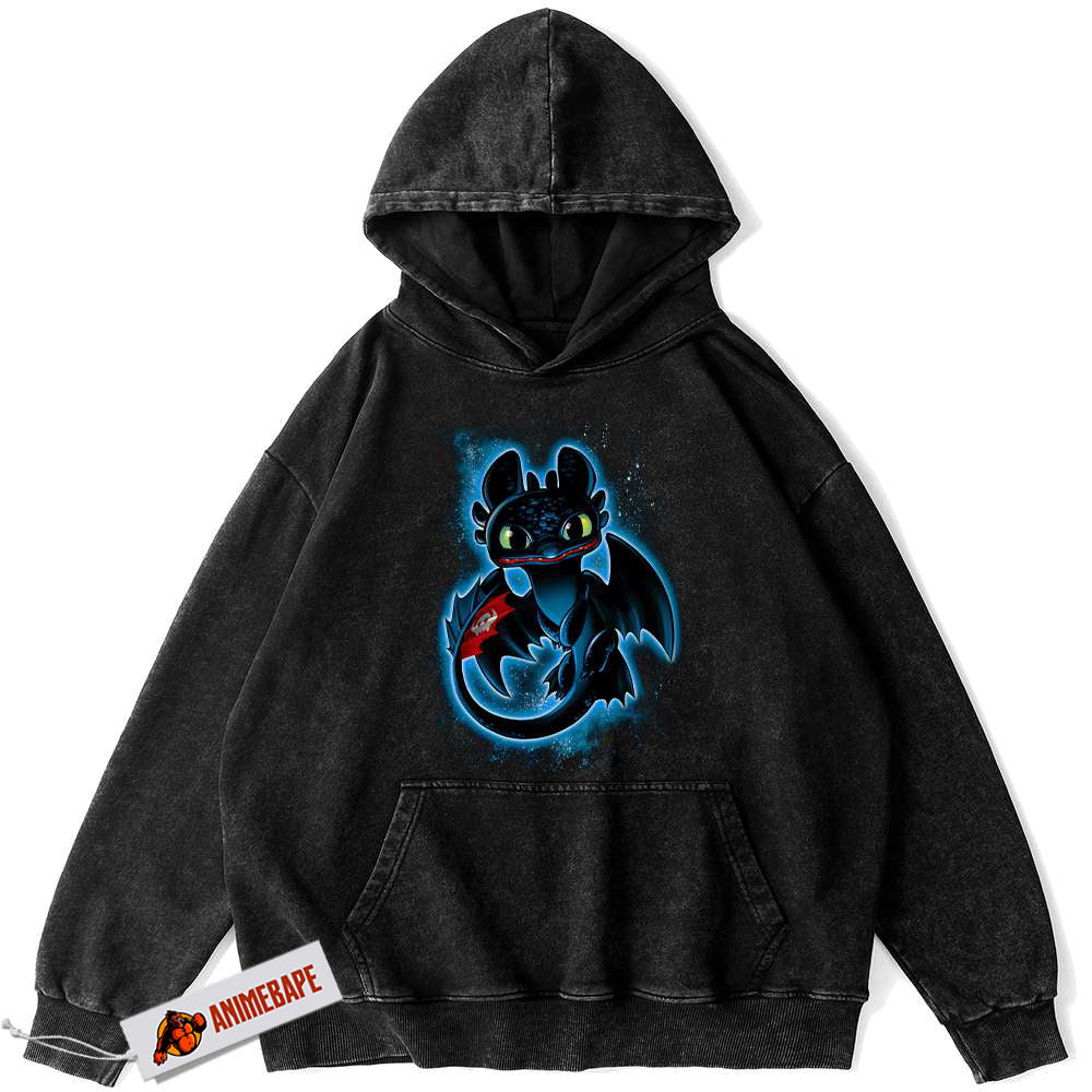 How to Train Your Dragon Toothless Vintage Hoodie for Kids