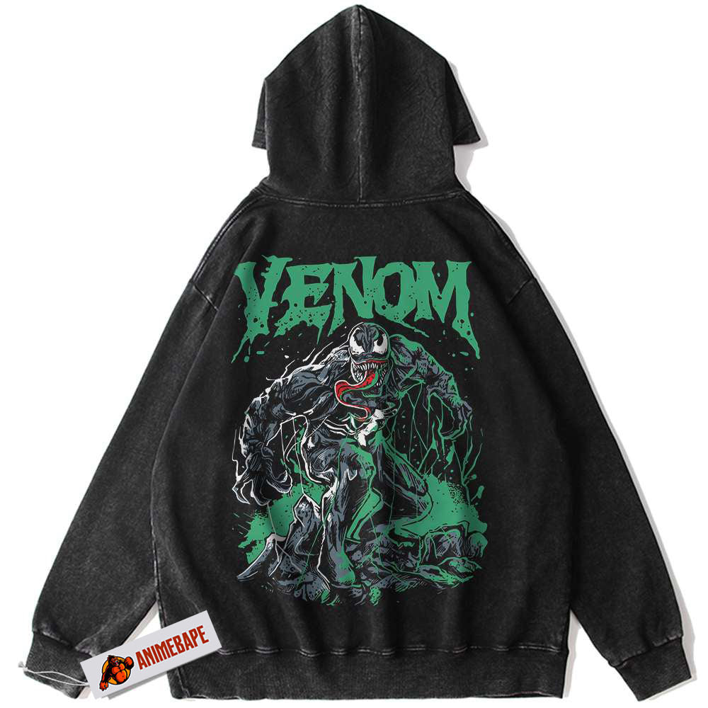 Marvel Venom Vintage Hoodie for Men and Women Venom